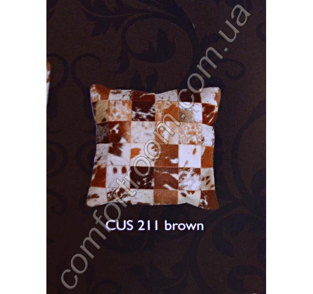 Подушка зі шкур 211 brown - Фото 1